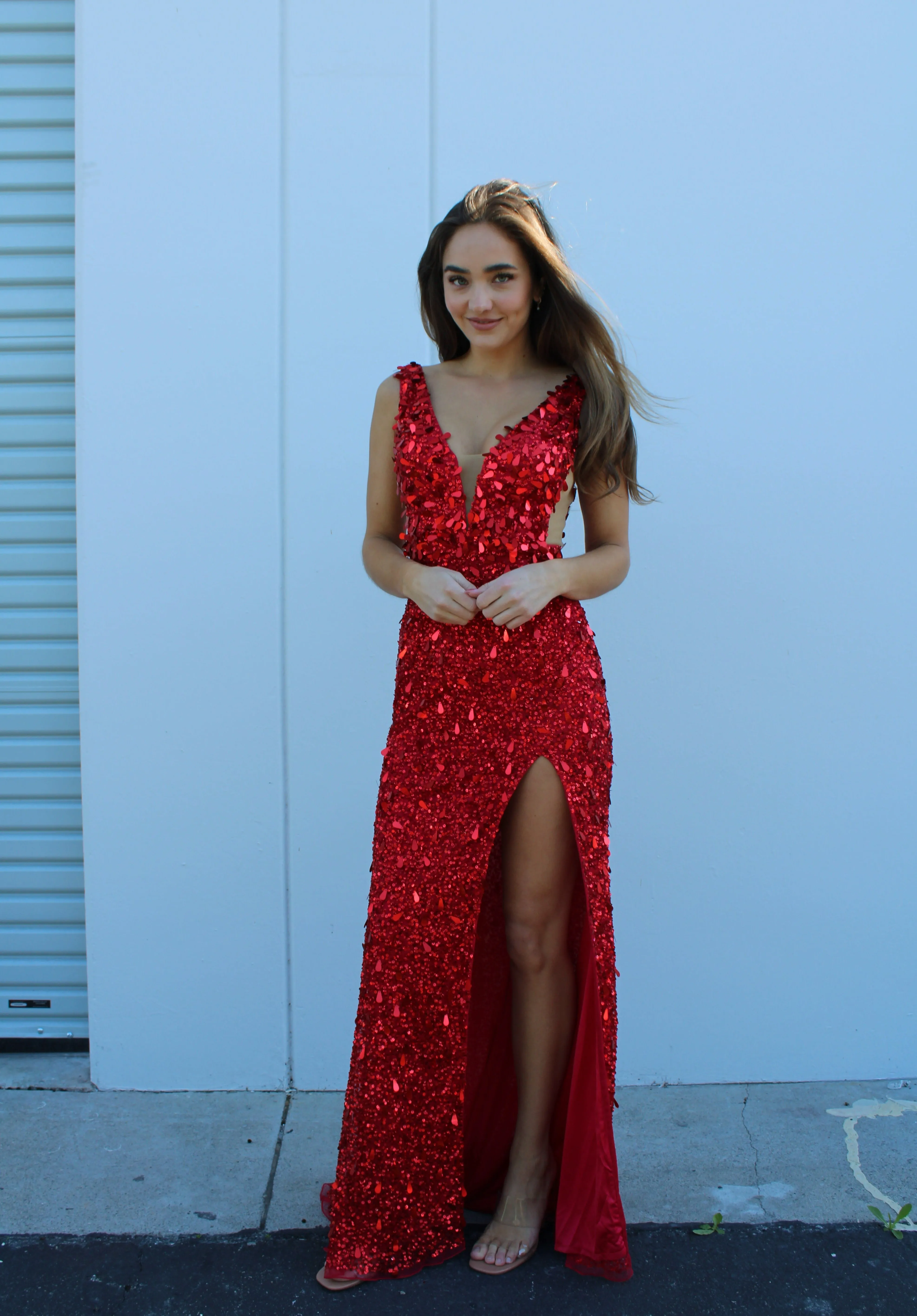 Aleta 1204 Sequins Formal Long Prom Dress