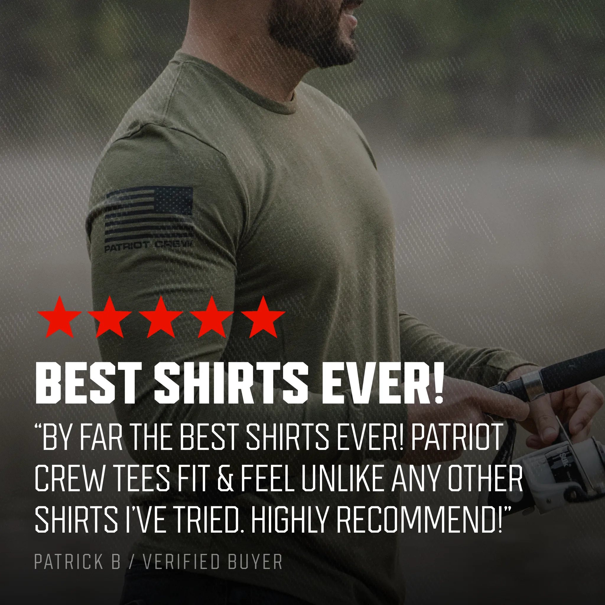Essentials Long-Sleeve Flag T-Shirt (3 Pack)