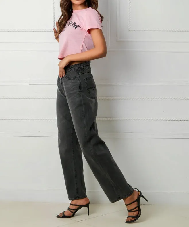 Grange Relaxed Boyfriend Grey