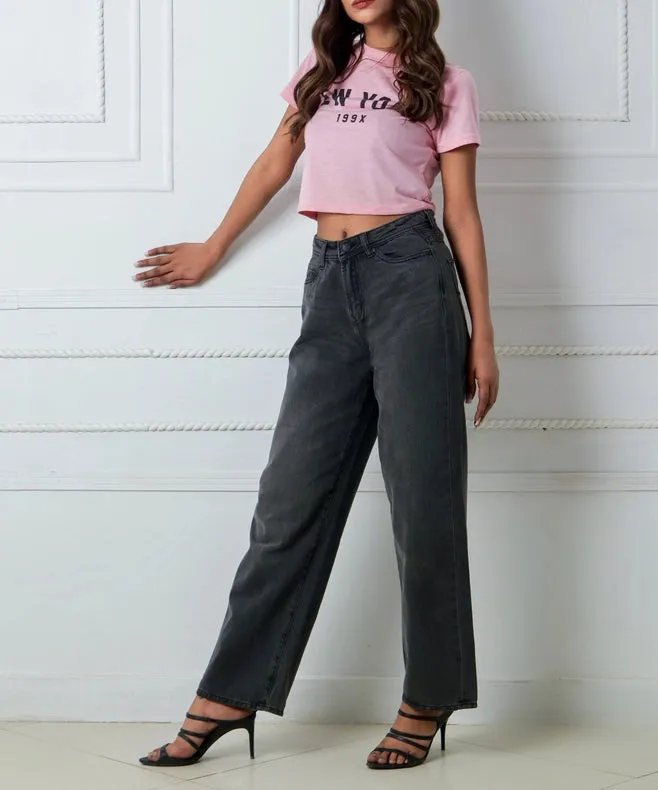 Grange Relaxed Boyfriend Grey
