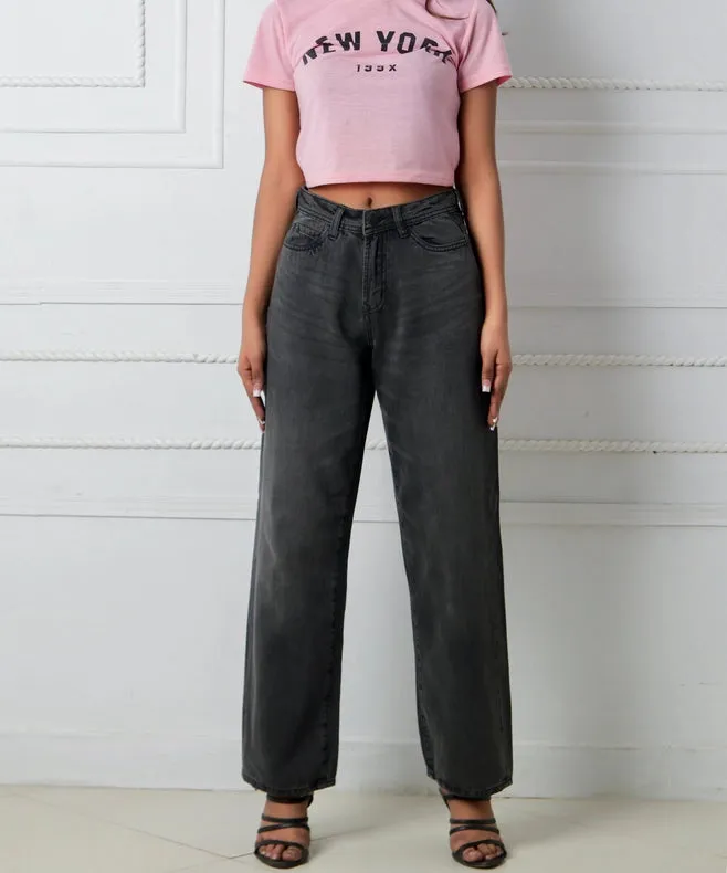 Grange Relaxed Boyfriend Grey