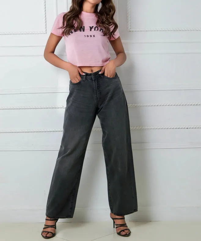 Grange Relaxed Boyfriend Grey