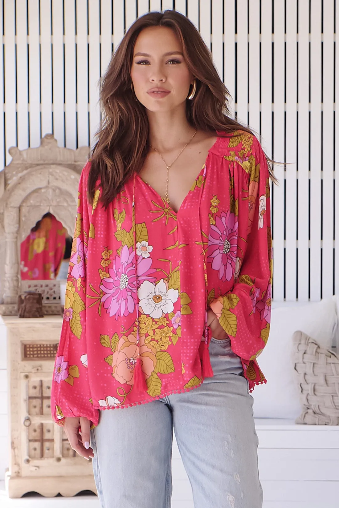 Jaase Timeless Print Rue Top