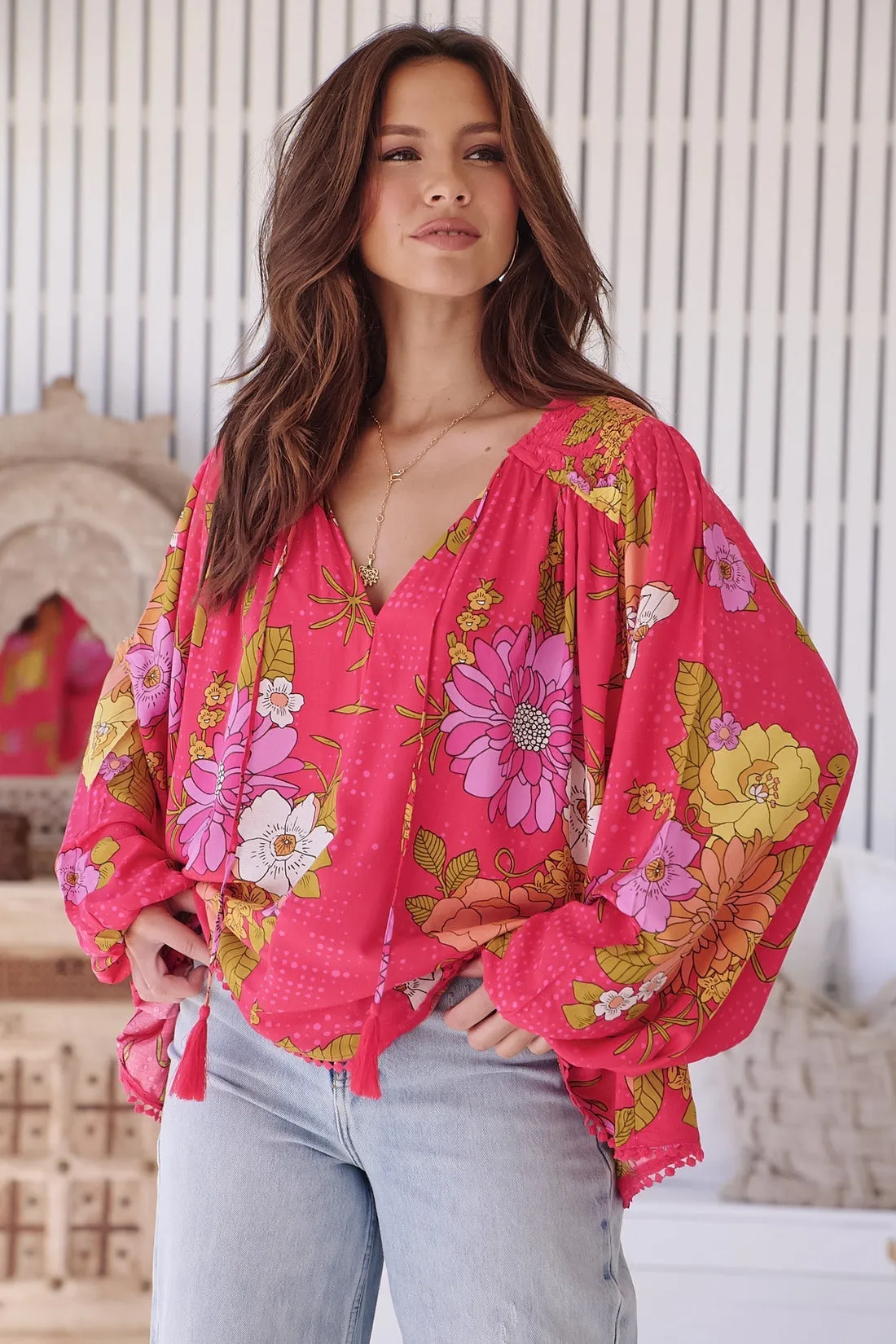 Jaase Timeless Print Rue Top