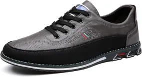 Mens Dress Sneakers Gatsby Shoes Oxford Derby Casual Shoes Lace-Up Loafers for Business Driving Office Walking