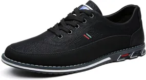 Mens Dress Sneakers Gatsby Shoes Oxford Derby Casual Shoes Lace-Up Loafers for Business Driving Office Walking