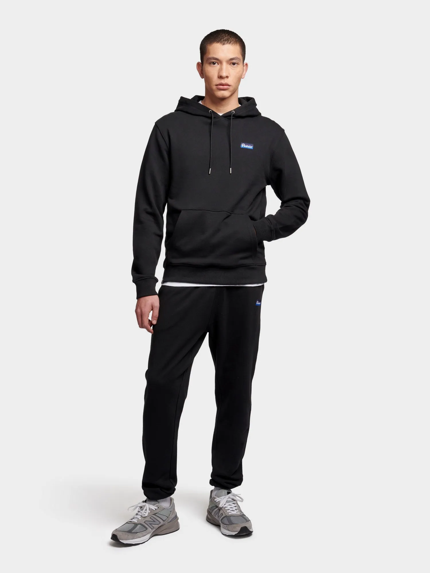 Relaxed Fit Original Logo Hoodie in Black