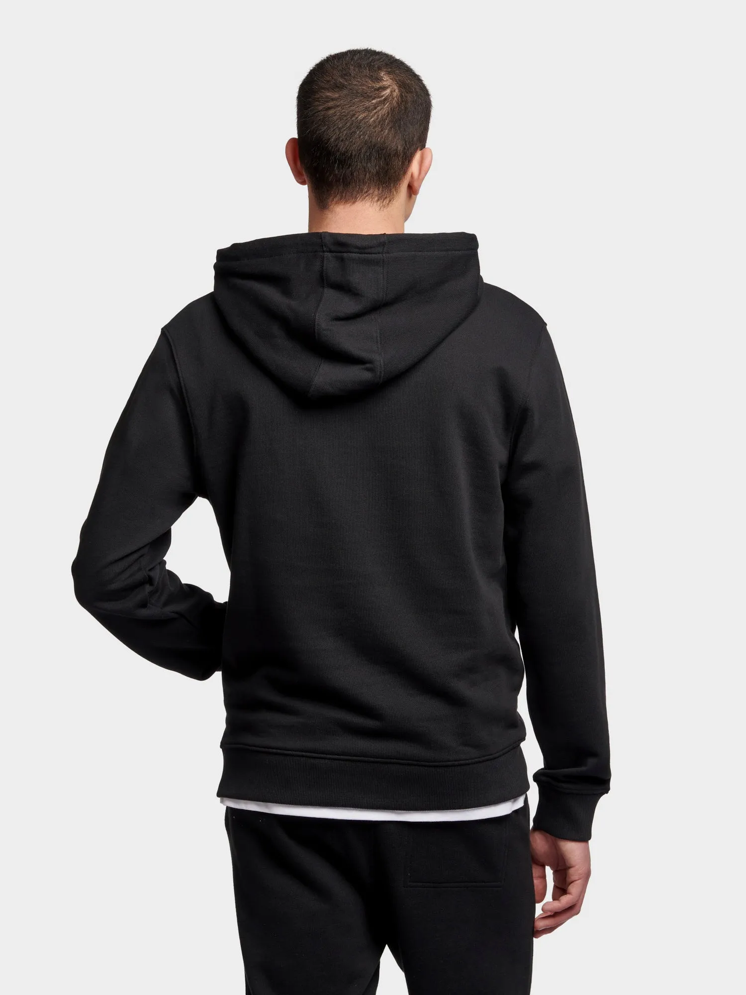 Relaxed Fit Original Logo Hoodie in Black