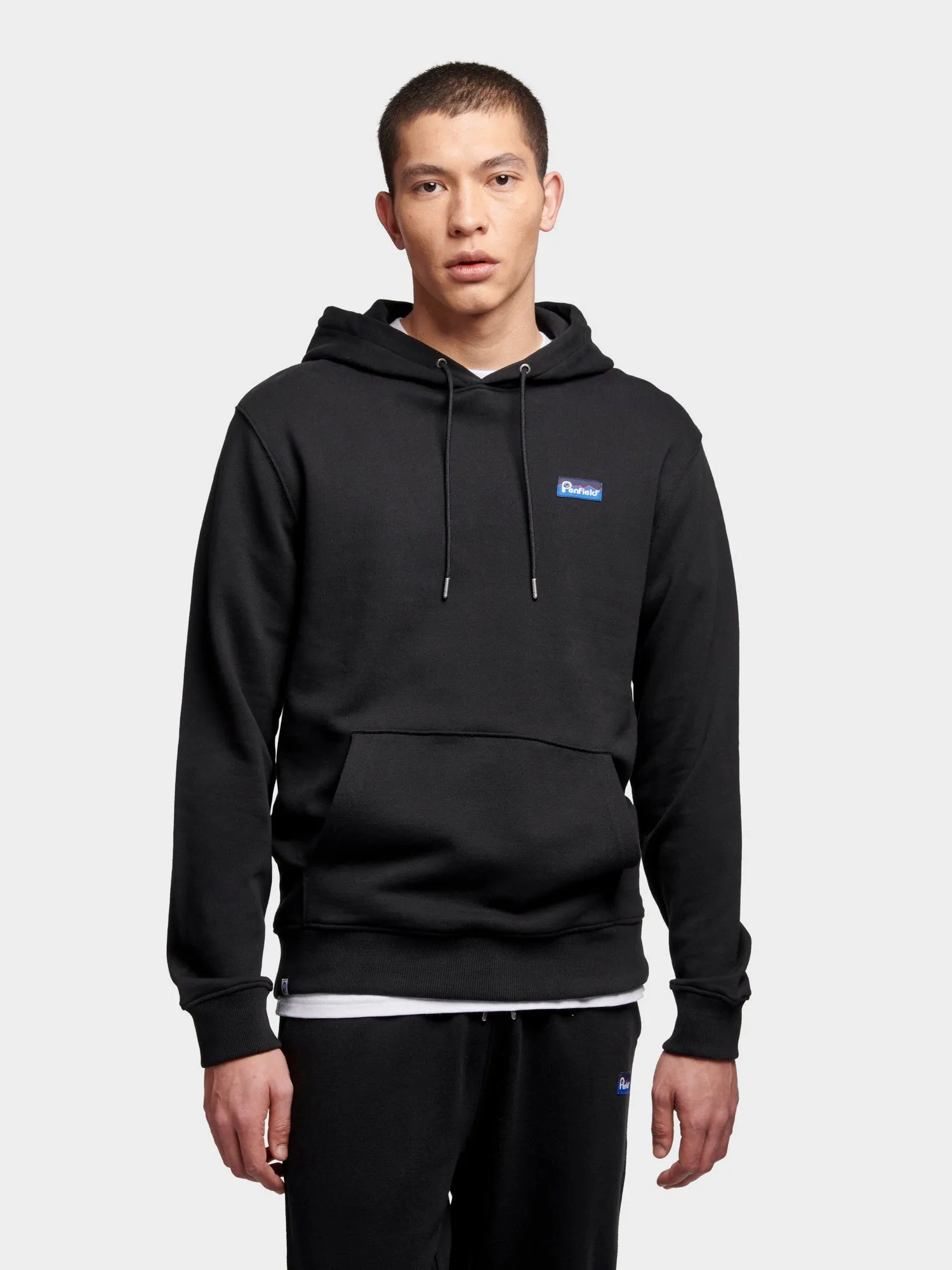 Relaxed Fit Original Logo Hoodie in Black