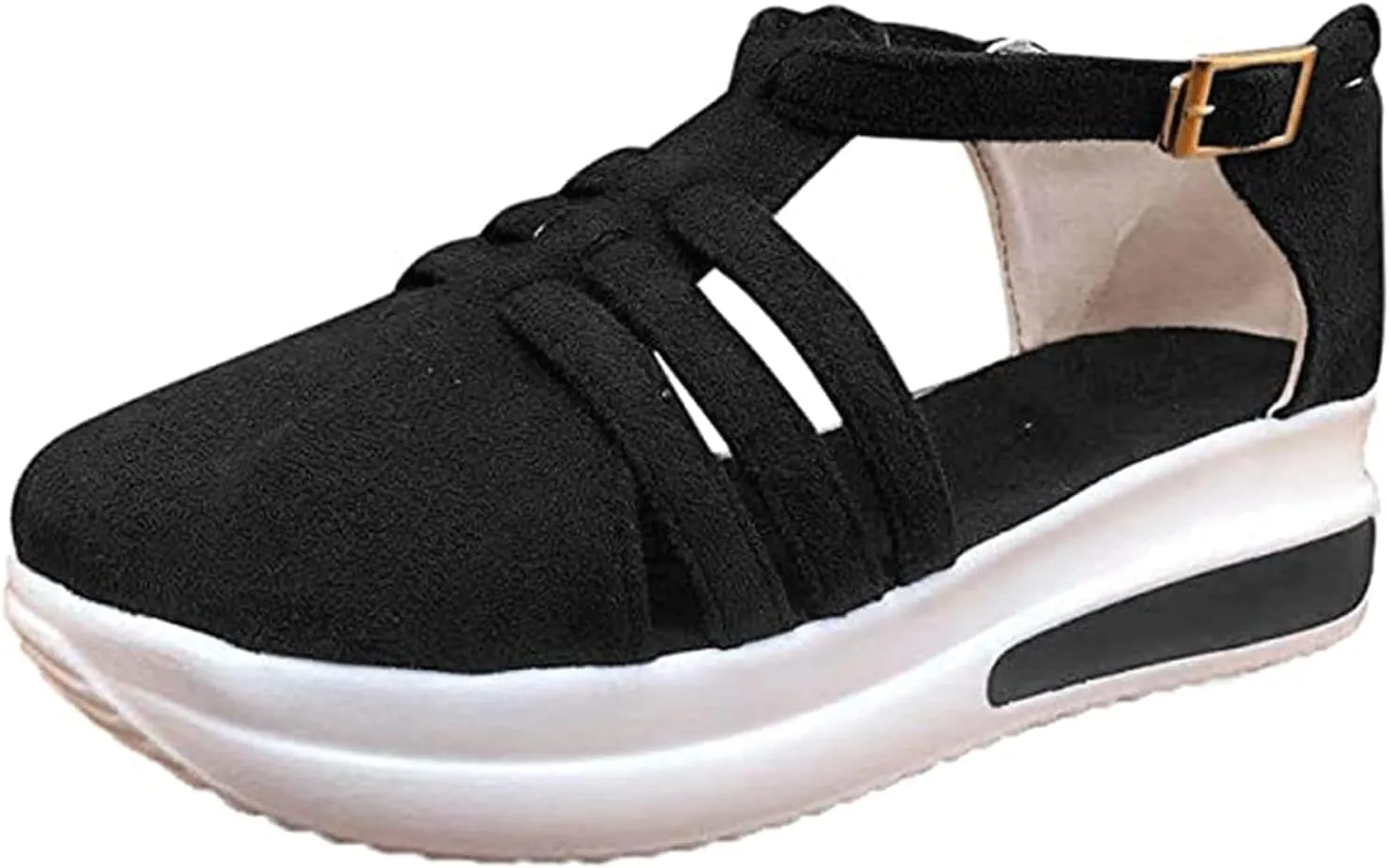 Summer 2023 Orthopedic Shoes,Women Casual Walking Shoes Orthopedic Arch Diabetes Support,Platform Sandals for Women Women's Slip On Mesh Walking Shoes,Orthopedic Sneakers(Black)